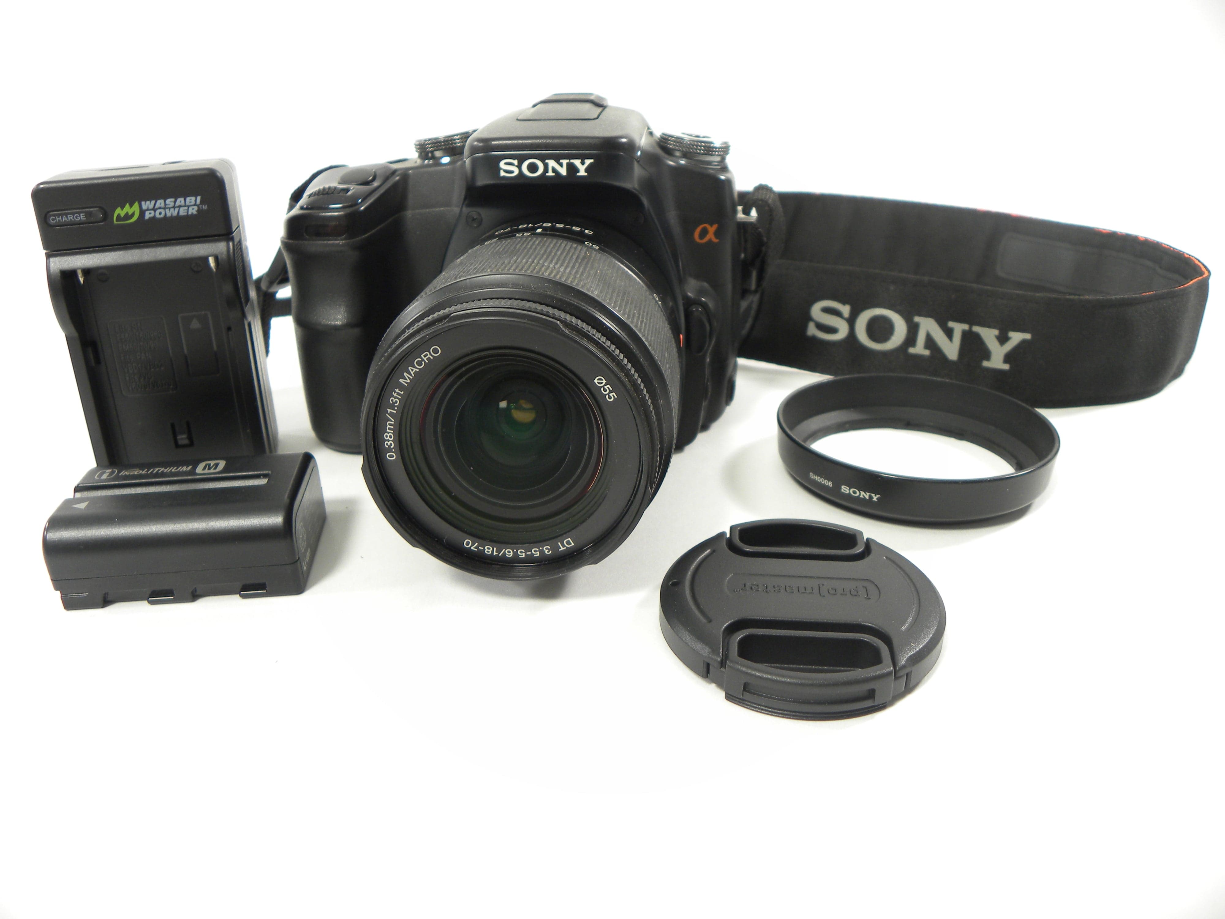 Sony a100 10.2mp Digital SLR w/DT 18-70mm f3.5-5.6 – Camera Exchange