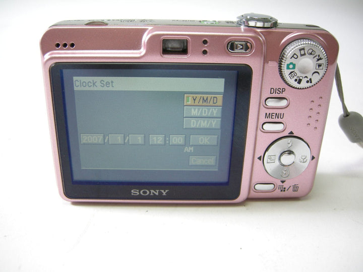 Sony Cyber-Shot DSC-W55 7.2mp Digital Camera (Pink) Digital Cameras - Digital Point and Shoot Cameras Sony 3721999