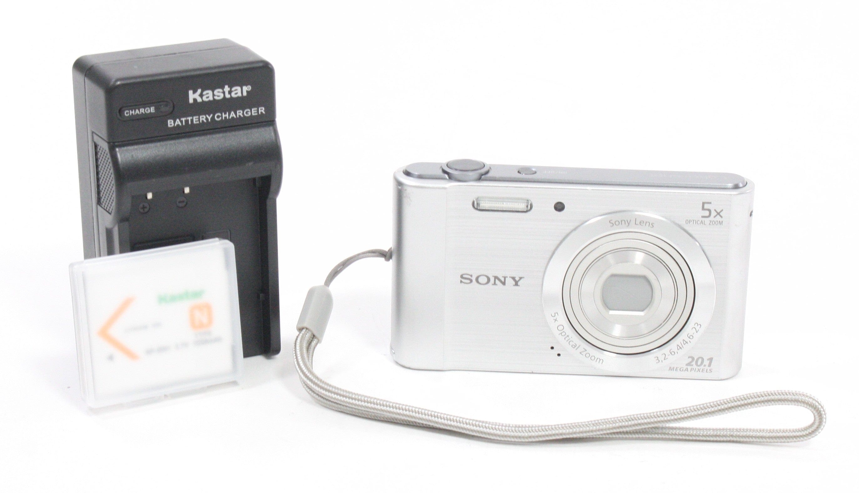 Sony Cyber-shot DSC-W800 Digital Camera 5x Zoom (Silver)