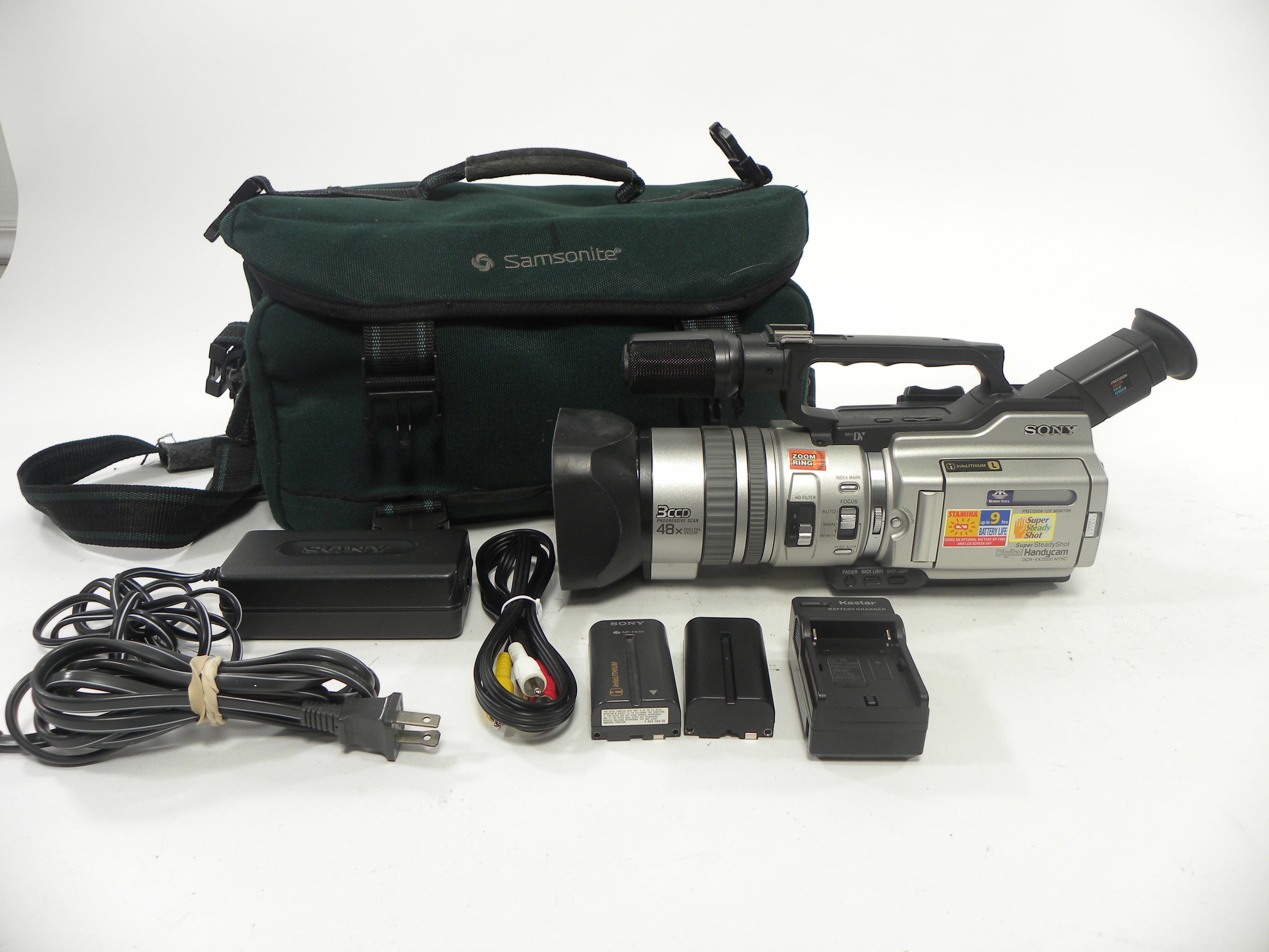 Sony DCR-VX2000 MiniDV Super Steady Shot Camcorder – Camera Exchange