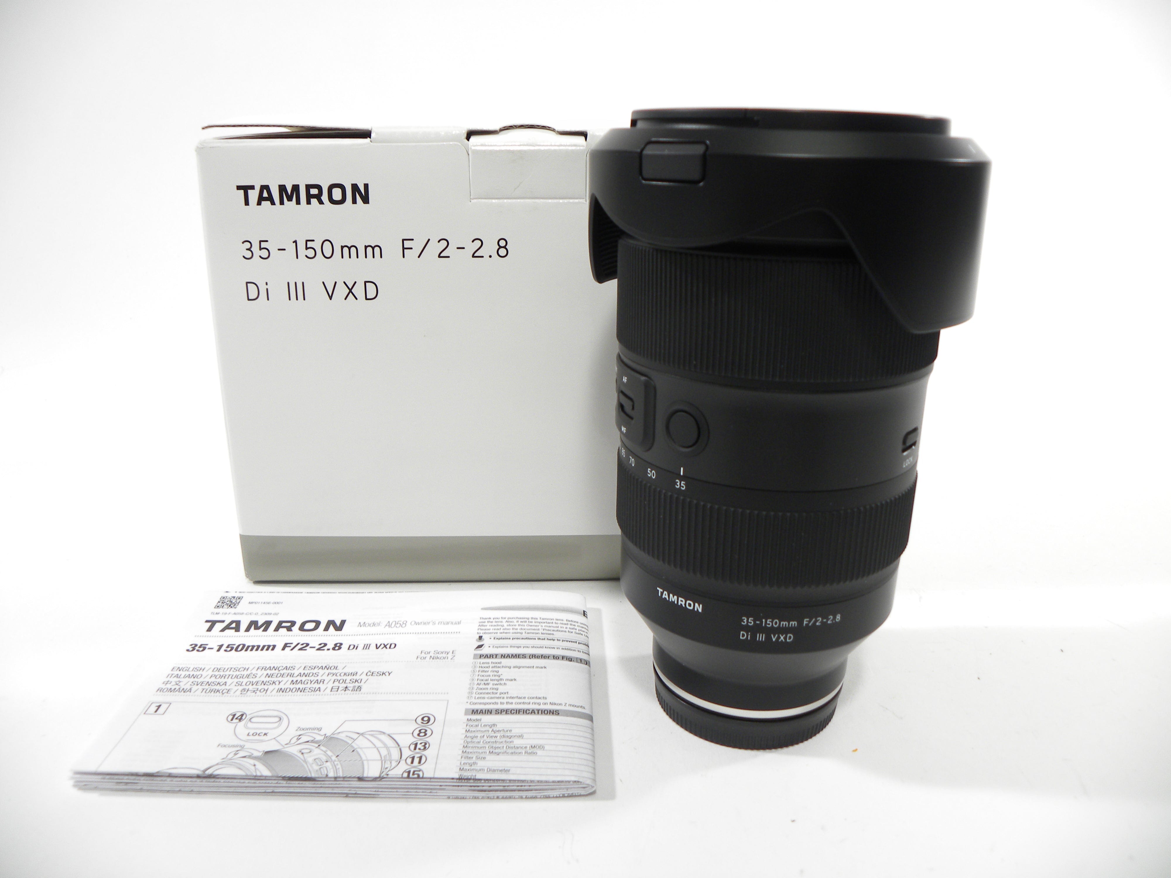 TAMRON 35-150mm F/2-2.8 Di III VXD – Obiettivo Zoom Full Format Per Sony E-mount, Luminoso E Versatile - 3
