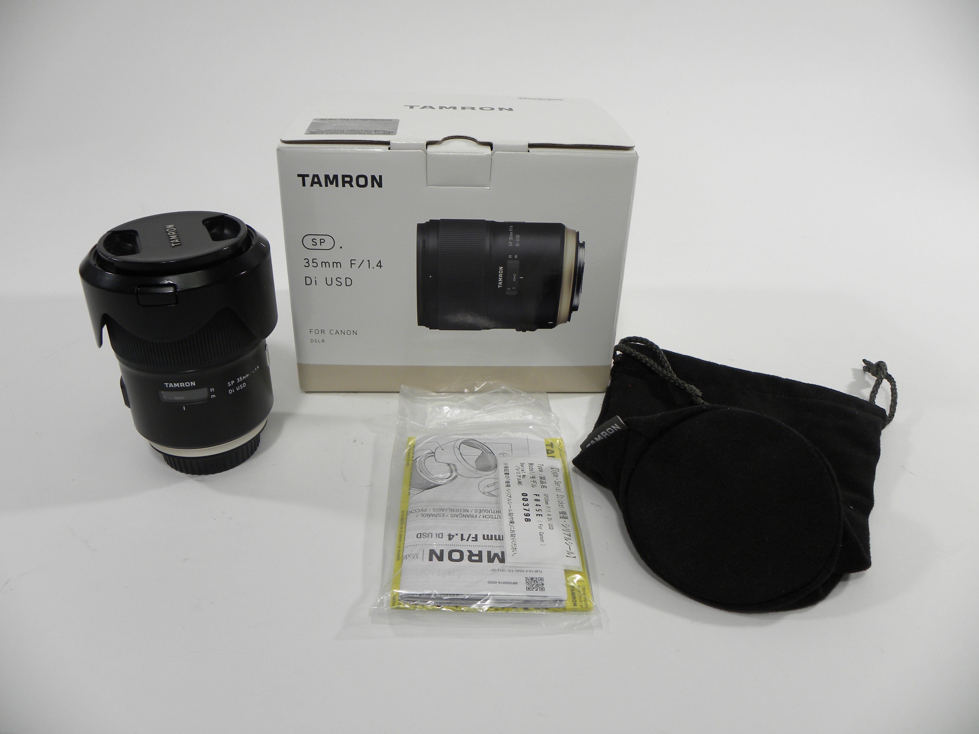 Tamron Di SP USD 35mm Canon EF Mount lens – Camera Exchange