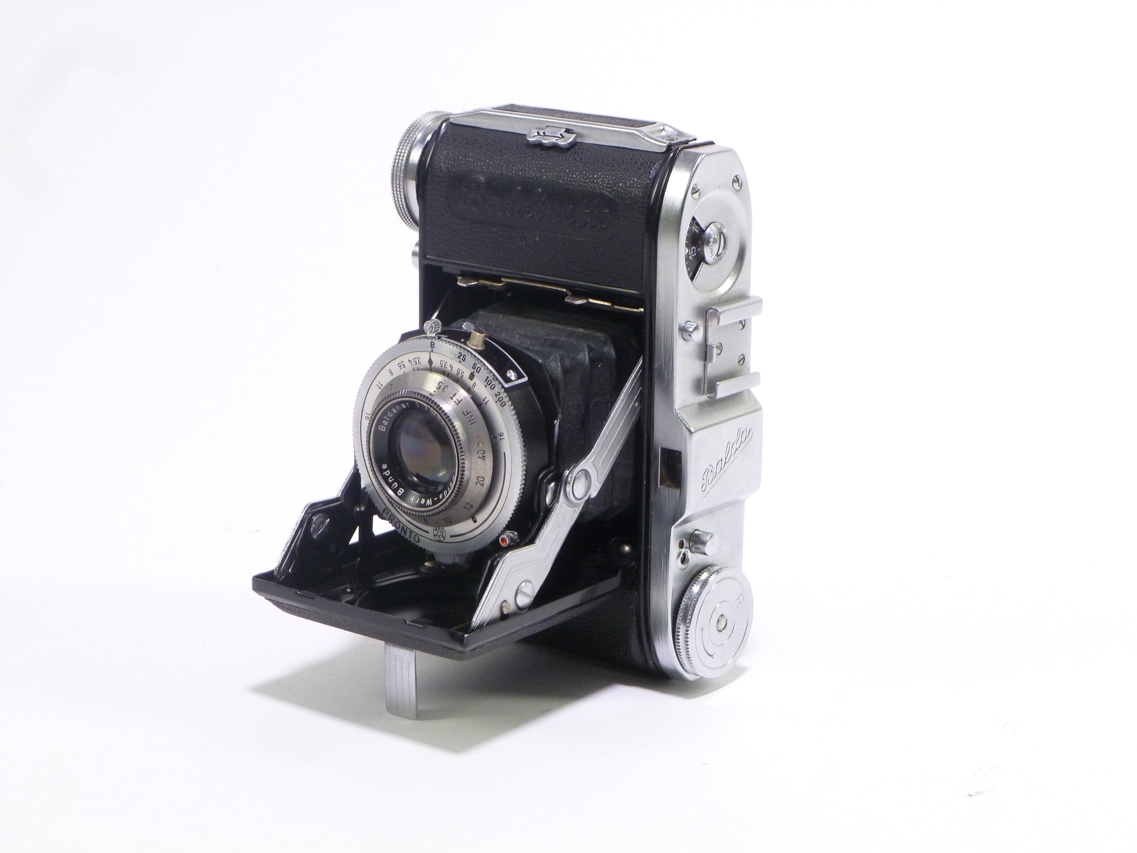 Balda Baldinette Bunde Bellows Camera w/ Baldanar 50mm F3.5 C Lens