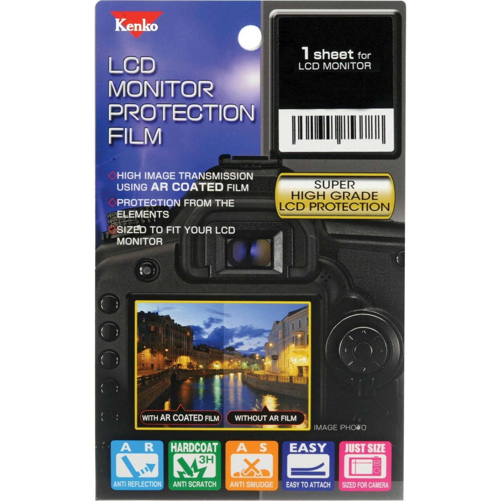 Kenko LCD Monitor Screen Protection Film for Canon 5D Mark II DSLR - NEW!