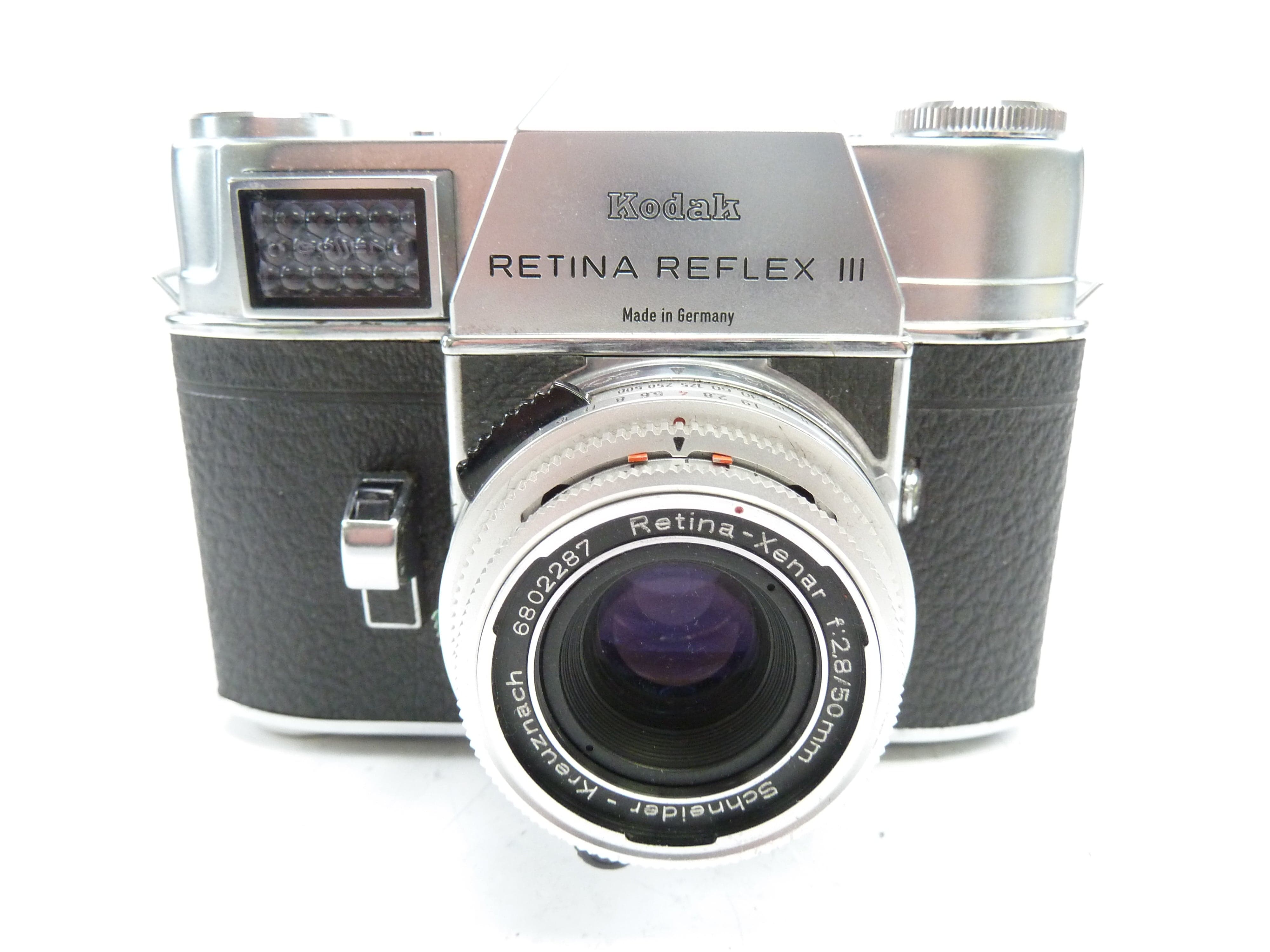 Kodak Retina Reflex III with Schneider 50MM F2.8 Lens 2.8 Lens NO METE –  Camera Exchange