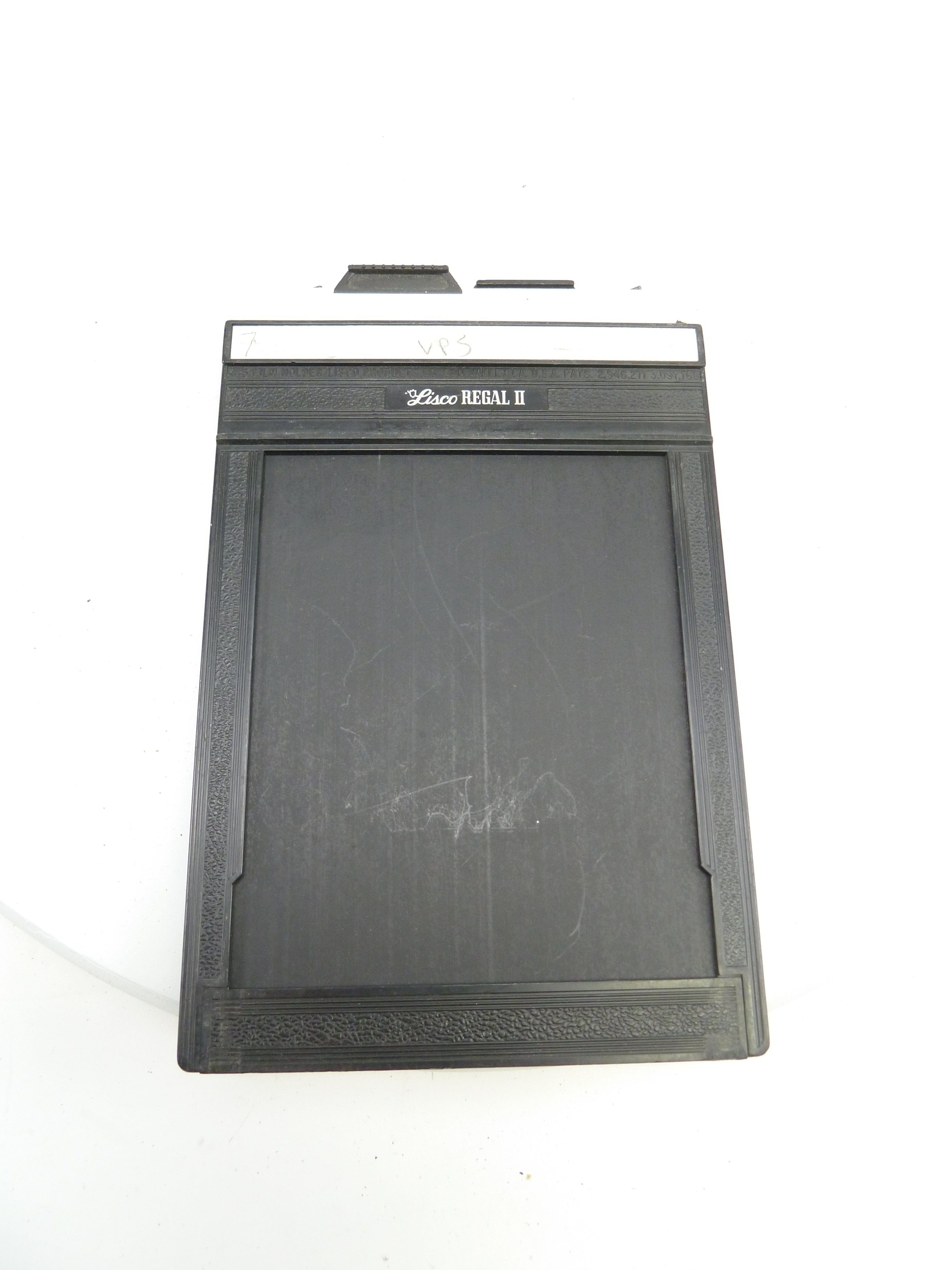 Lisco Regal II 4X5 Film Holder