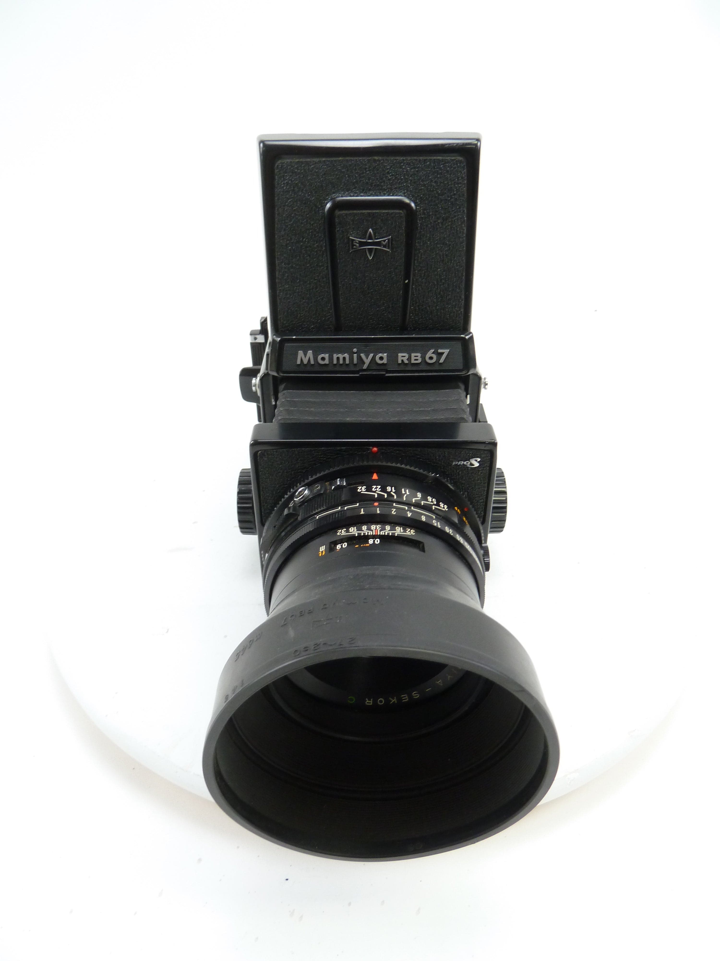 Mamiya RB67 Pro S Outfit with 127MM F3.8 C, Pro S 120 Back, and