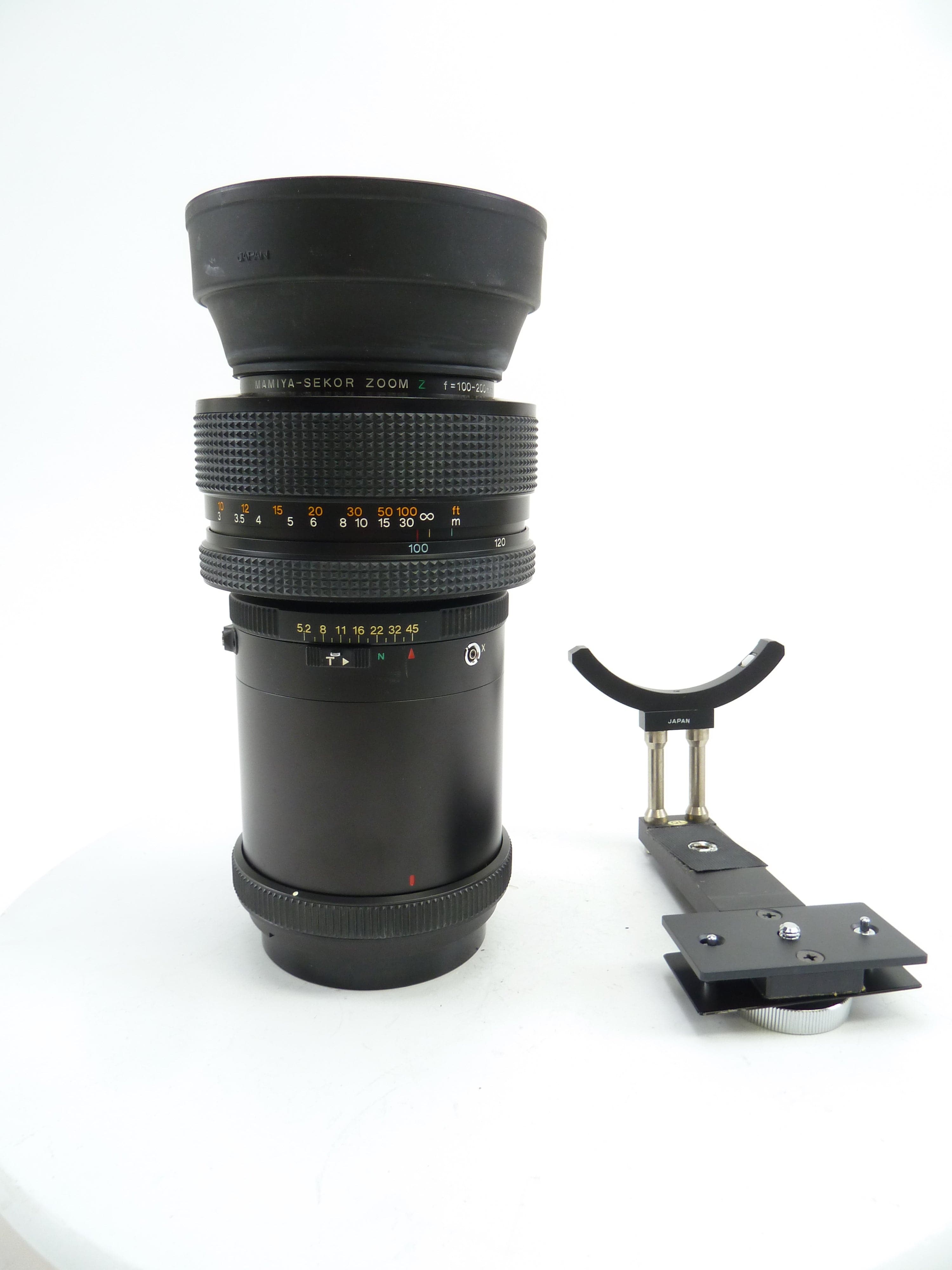 Mamiya RZ 100-200MM F5.2 Zoom Lens with Support Bracket – Camera