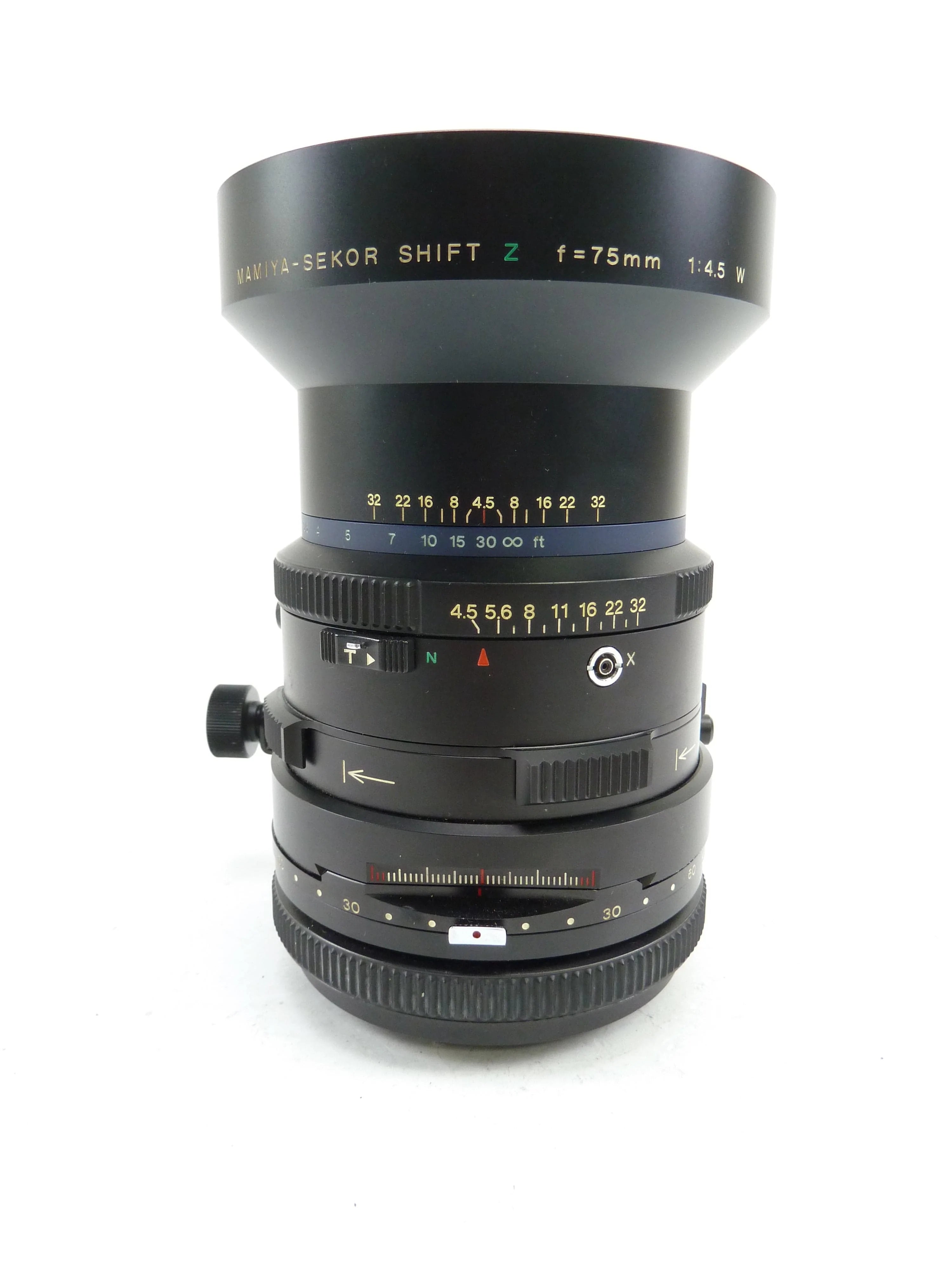 Mamiya RZ 75MM F4.5 Shift Lens with slight haze in rear element