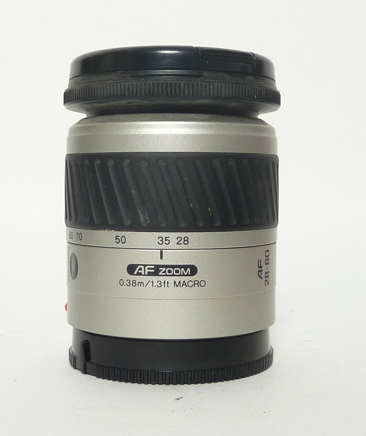 Minolta AF 28-80mm F3.5/5.6 Silver Lens with Hood – Camera Exchange