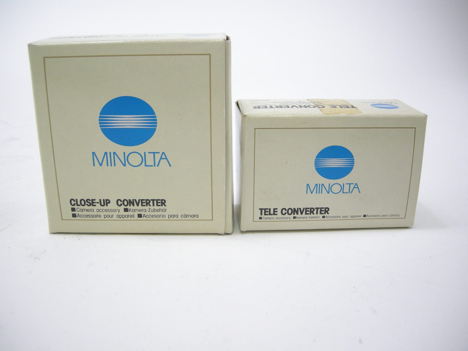 Minolta Auxiliary Lens Set Tele Converter Close-up – Camera Exchange