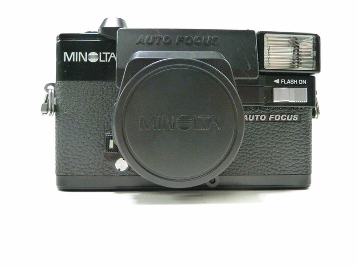 Minolta Hi Matic AF2 Point and Shoot 35mm Film Camera with 38mm f/2.8 Lens AND AUX Wide-Tele Lenses 35mm Film Cameras - 35mm Point and Shoot Cameras Minolta 2251874
