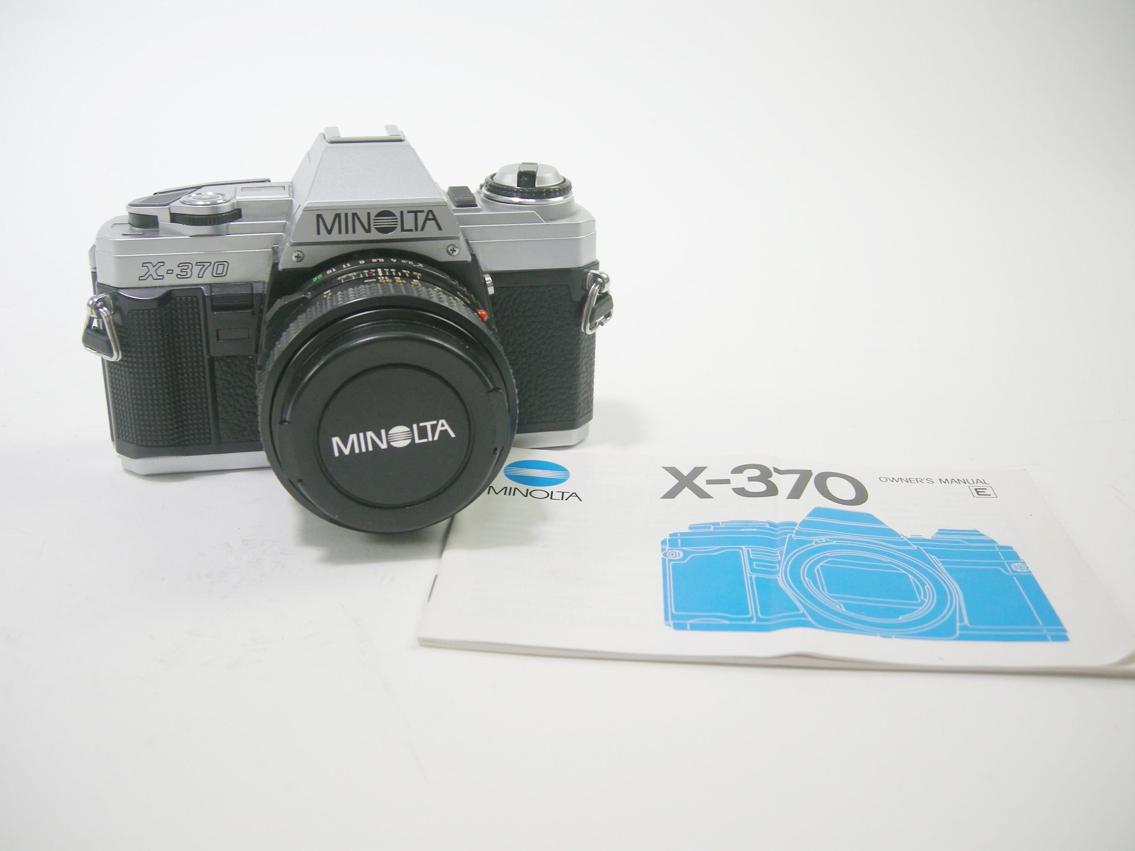 Minolta X370 35mm SLR w/MD 50mm f2 Camera Exchange