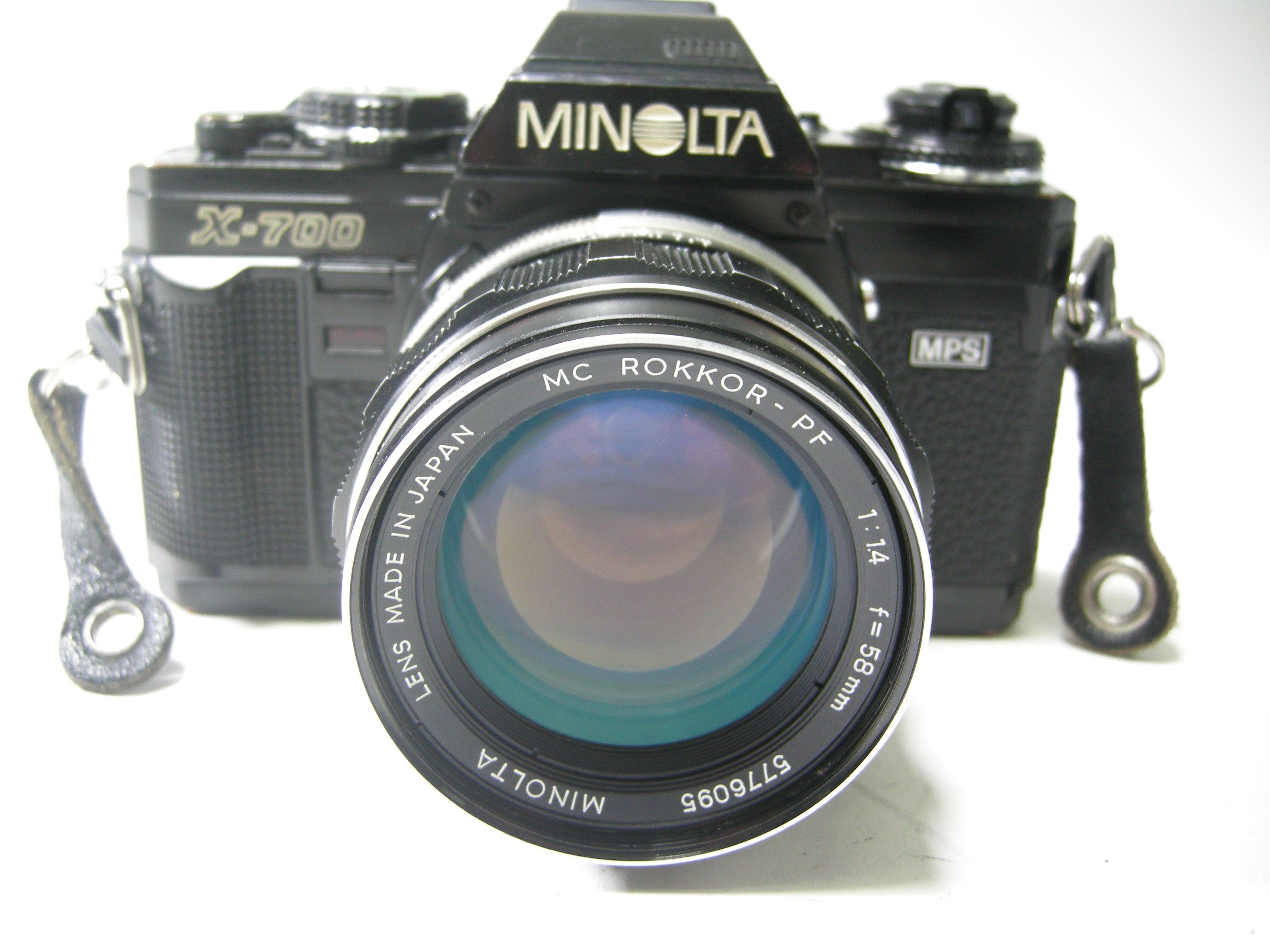 Minolta X-700 35mm SLR w/MC Rokkor-PF 58mm f1.4