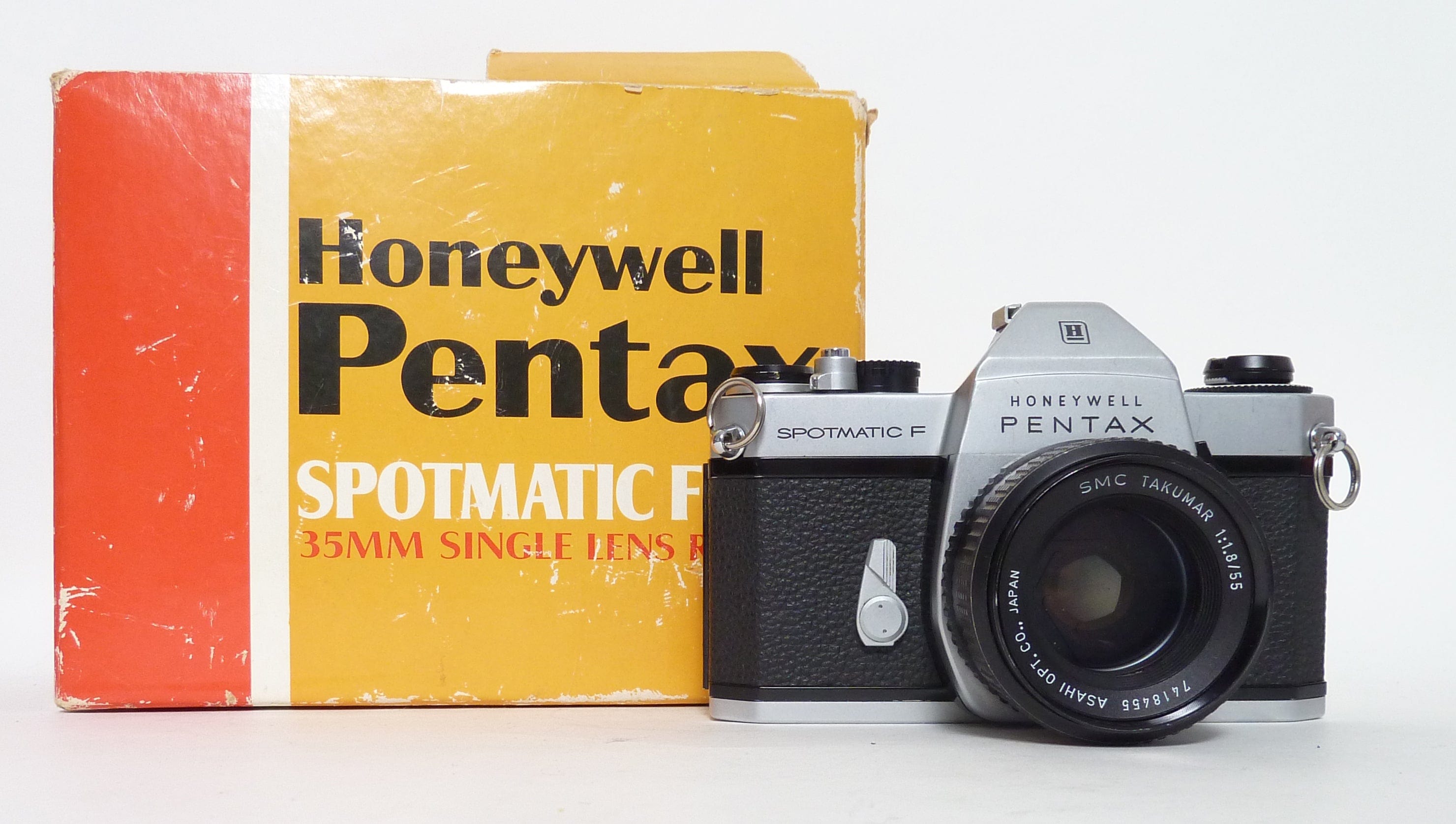 Pentax Spotmatic SP F with 55mm f1.8 Lens