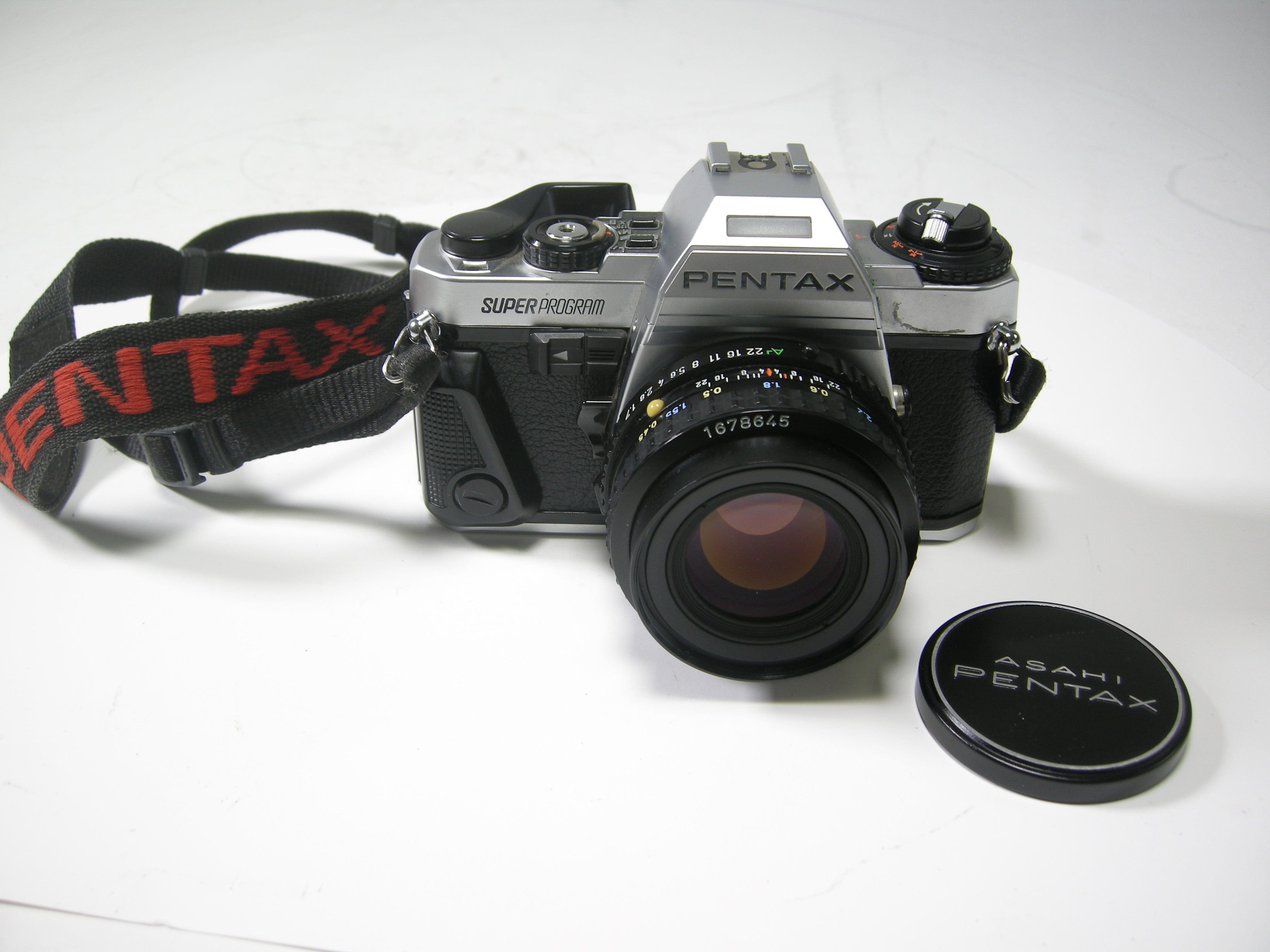 Pentax Super Program 35mm SLR w/SMC PentaxA 50mm f1.7 Camera Exchange