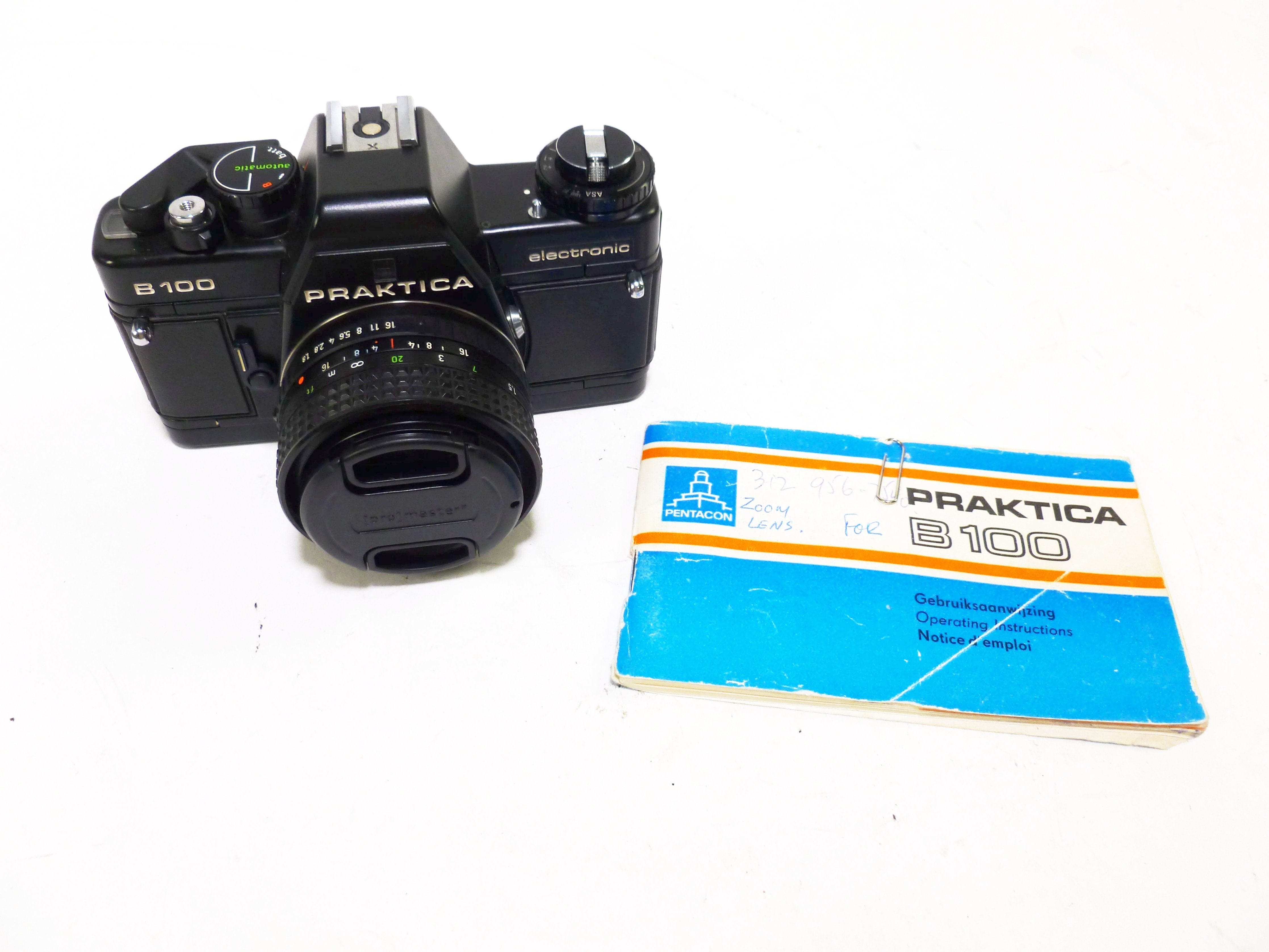 Praktica Electronic B100 Camera With Pentacon 50mm F/1.8 Lens – Camera ...