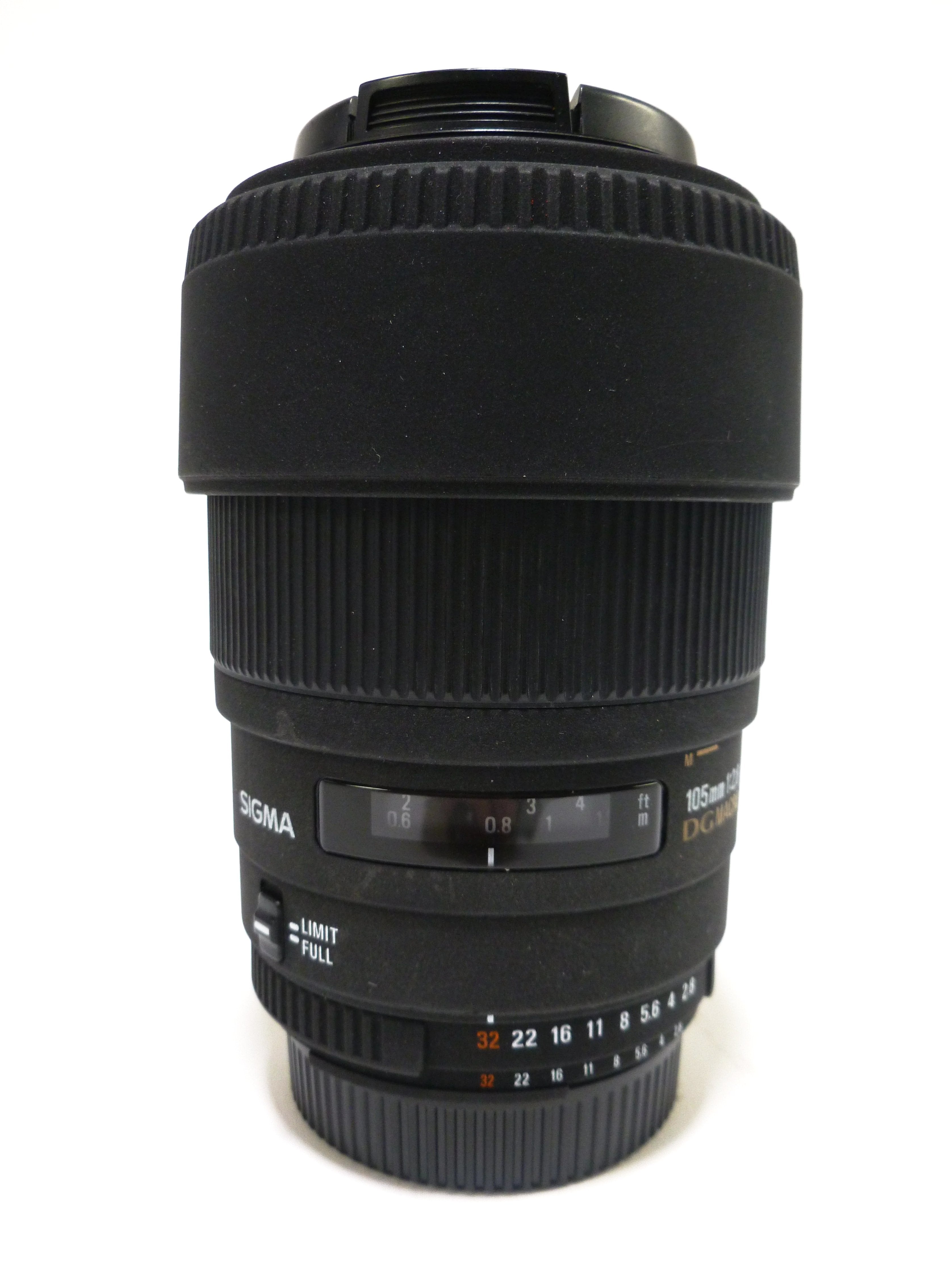 Sigma 105mm f/2.8 DG EX Macro Lens Nikon AF – Camera Exchange