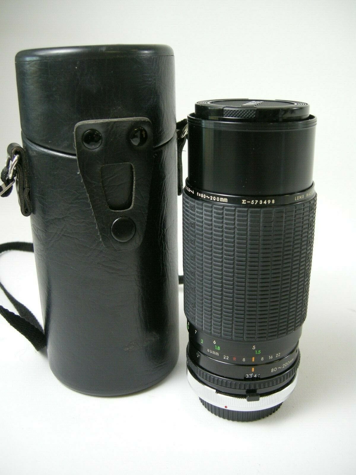 Sigma High Speed Zoom MC 80-200mm f/3.5-4 for Canon FD Mt. lens