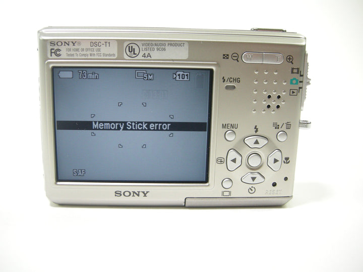 Sony DSC-T1 5.0mp Digital Camera Digital Cameras - Digital Point and Shoot Cameras Sony 1368891