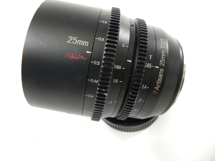 7 Artisans Vision Cine 25mm T/1.05 Canon RF Mount lens Lenses Small Format - Canon EOS Mount Lenses - Canon EOS RF Full Frame Lenses 7 Artisians 91119