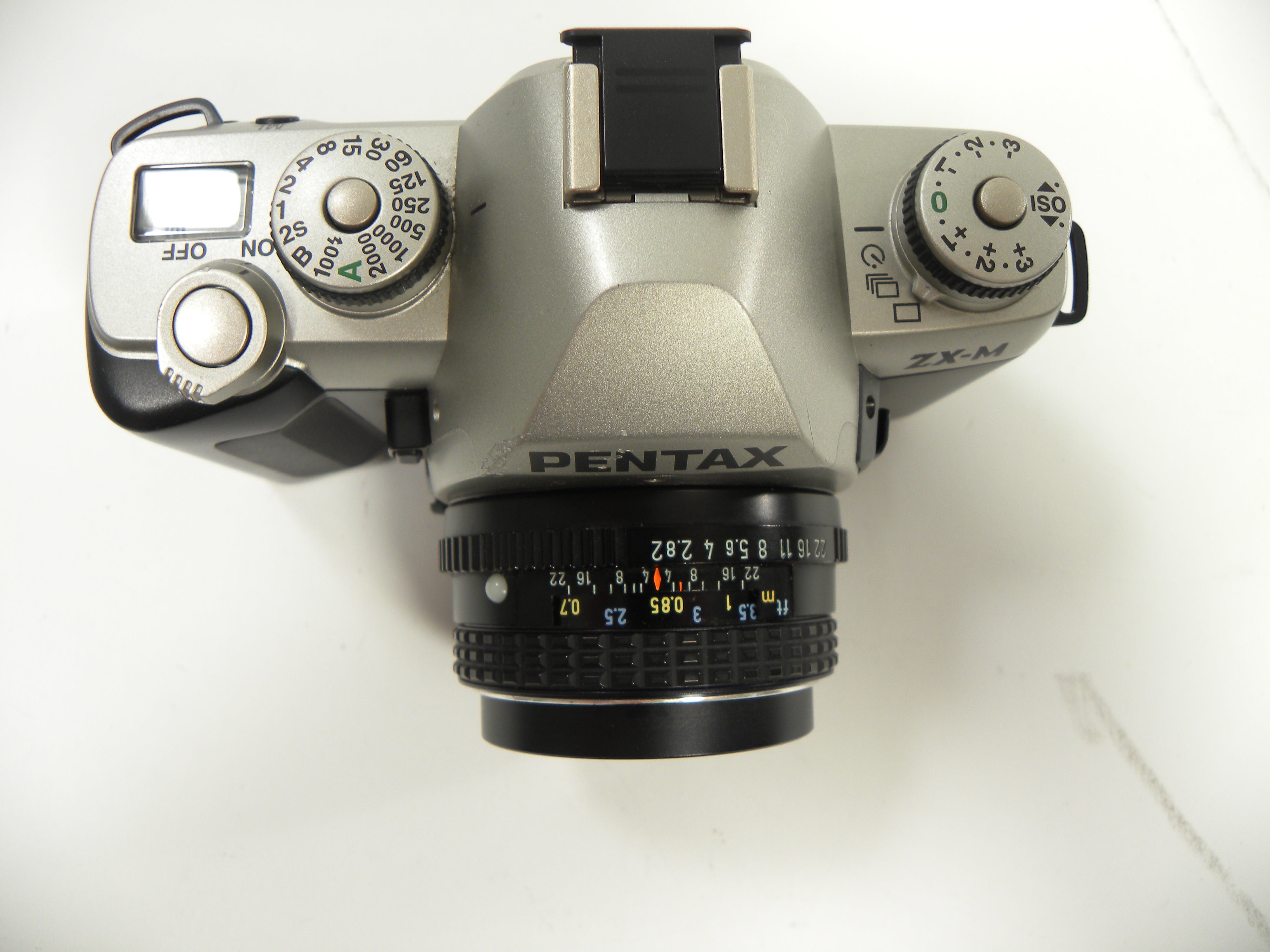Pentax ZX-M 35mm SLR w/SMC Pentax-M 50mm f2 – Camera Exchange