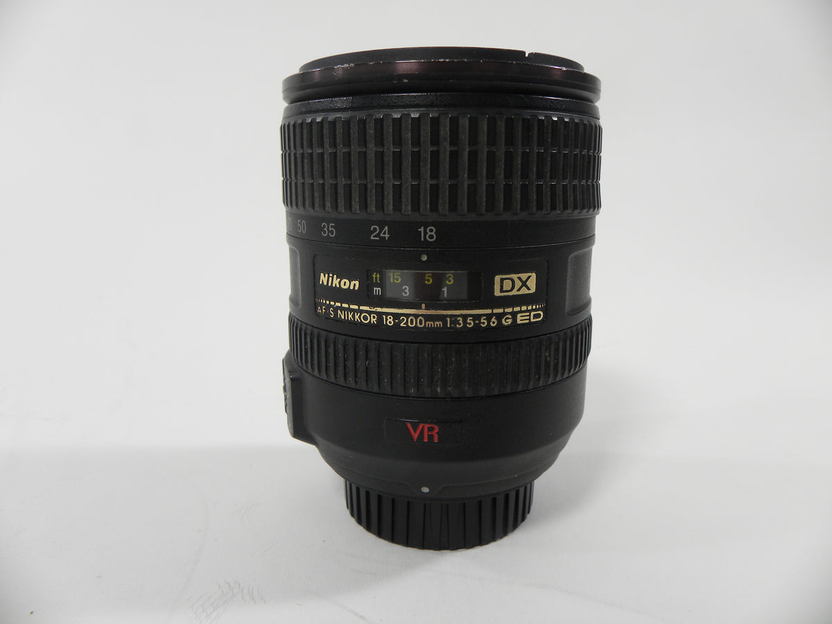 Nikon AF-S Nikkor DX VR ED IF 18-200mm f3.5-5.6G AS IS – Camera 