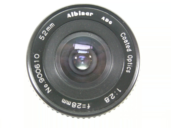 Albinar ADG 28mm f2.8 Wide Angle Canon FD Mt. Lenses Small Format - Canon FD Mount lenses Albinar 900610