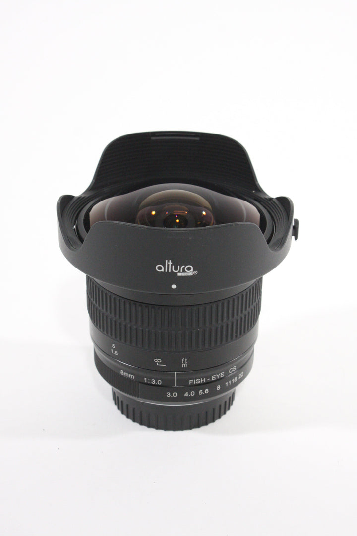 Altura 8mm F3 Fisheye CS Lens for Nikon F Mount Lenses Small Format - Nikon AF Mount Lenses - Nikon AF Full Frame Lenses Altura AHL4602