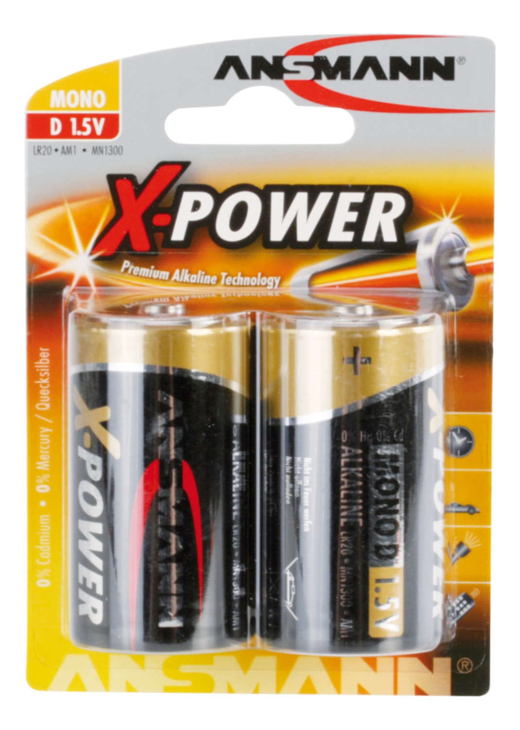 Ansmann X-Power D 2-Pack