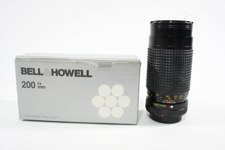 Bell and Howell 200mm f/4 for Canon FD Lenses Small Format - Canon FD Mount lenses Bell and Howell 1000938