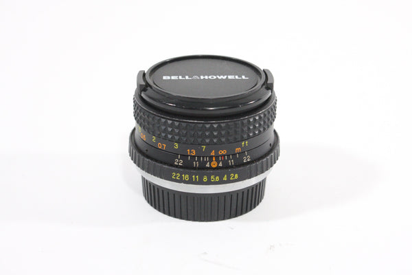 Bell and Howell 28mm F2.8 Lens - PK Mount Lenses Small Format - K Mount Lenses (Ricoh, Pentax, Chinon etc.) Bell and Howell 314303