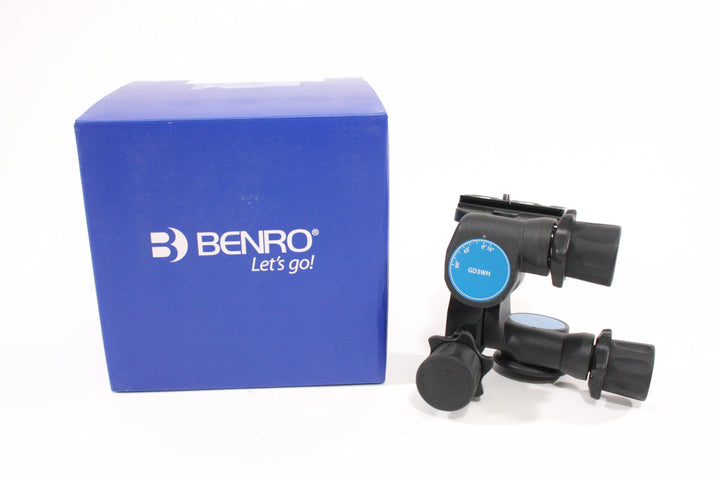 Benro Gear Drive 3 Way Head GD3WH - Demo Tripods, Monopods, Heads and Accessories Benro BENGD3WHD3