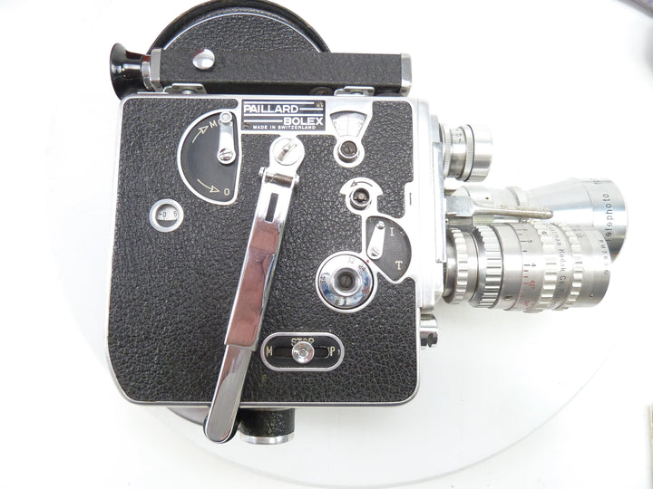 Bolex 16H 16MM Movie Camera Outfit  with 4 lenses and case Movie Cameras and Accessories Bolex 8162337