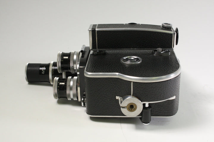 Bolex H16 Reflex Camera with Yvar 75MM f2.8, Switar 16MM f2.8, and Pizar 25mm f1.8 Vintage and Collectable Bolex 130889