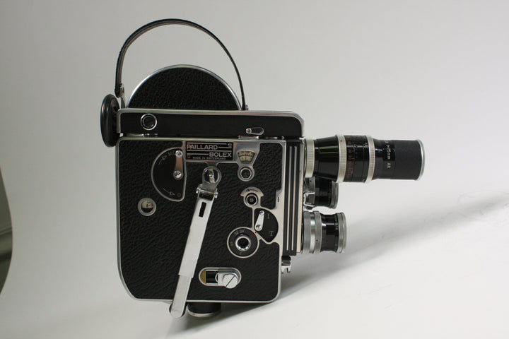 Bolex H16 Reflex Camera with Yvar 75MM f2.8, Switar 16MM f2.8, and Pizar 25mm f1.8 Vintage and Collectable Bolex 130889