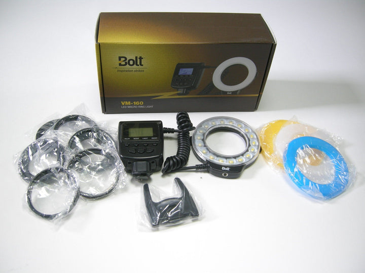 Bolt VM-160 LED Macro Ring Light Flash Units and Accessories - Ringlights Bolt BX0820