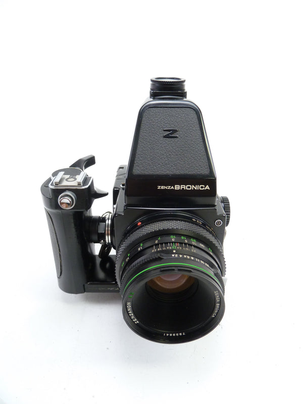 Bronica ETRC Kit with 75MM f2.8 Lens, Deluxe Prism Finder, Rapid Advance Grip, & 120 Insert Medium Format Equipment - Medium Format Cameras - Medium Format 645 Cameras Bronica 11082307