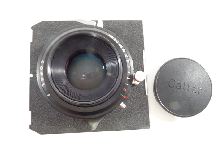 Caltar II-E 210mm f6.8 w/Copal 1 Shutter on a Toyo Broad Lenses Small Format - Various Other Lenses Caltar 09090242