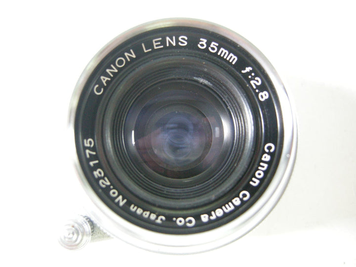 Canon 35mm f2.8 w/Viewfinder for L-39 or Leica Mount Lenses Small Format - Leica 39MM Screw Mount Lenses Canon 23175