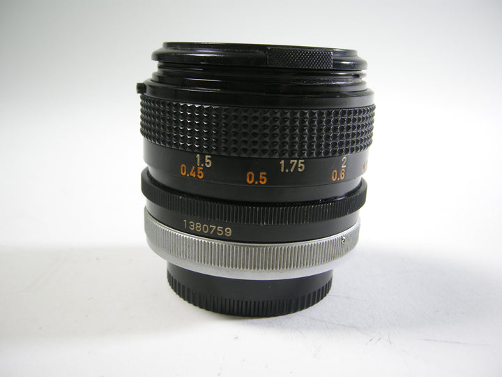 Canon 50mm f1.4 S.S.C. lens Lenses Small Format - Canon FD Mount lenses Canon 1380759