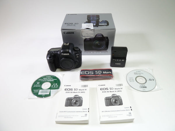 Canon 5D Mark IV Body Shutter Count 145,342 Digital Cameras - Digital SLR Cameras Canon 252057002010