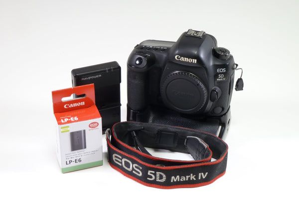 Canon 5D Mark IV w/ Neewer Battery Grip - Shutter Count 88552 Digital Cameras - Digital SLR Cameras Canon 062023001180