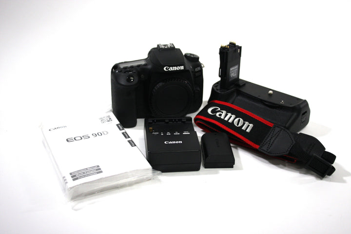 Canon 90D DSLR Body Only w Battery Grip - Shutter count <1000 Digital Cameras - Digital SLR Cameras Canon 042051000481