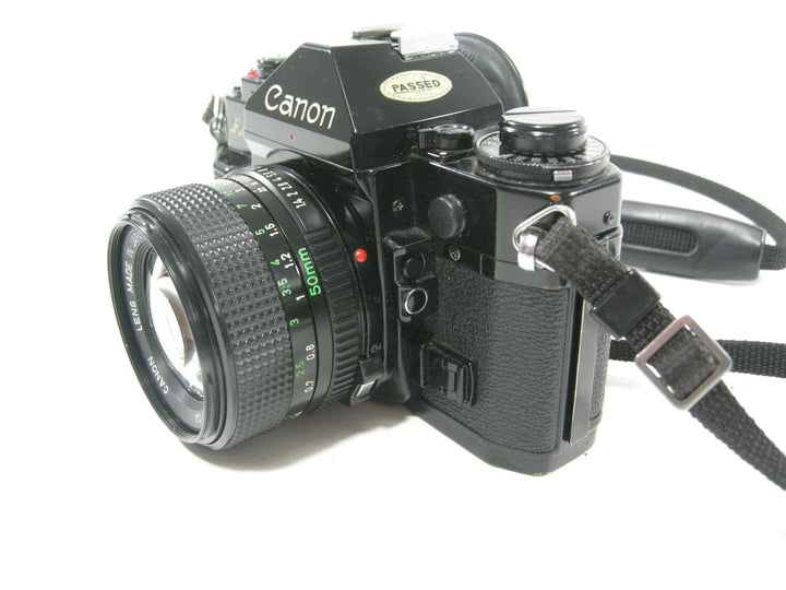 Canon A-1 35mm SLR camera (Black) w/FD 50mm f1.4 lens 35mm Film Cameras - 35mm SLR Cameras - 35mm SLR Student Cameras Canon 1546803