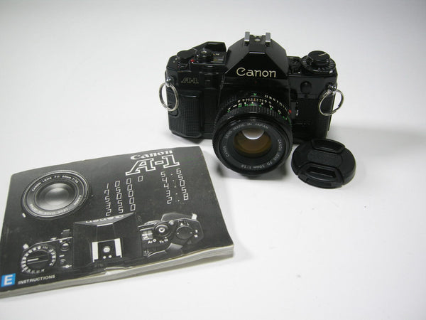 Canon A-1 35mm SLR camera w/50mm f1.8 35mm Film Cameras - 35mm SLR Cameras - 35mm SLR Student Cameras Canon 1325366