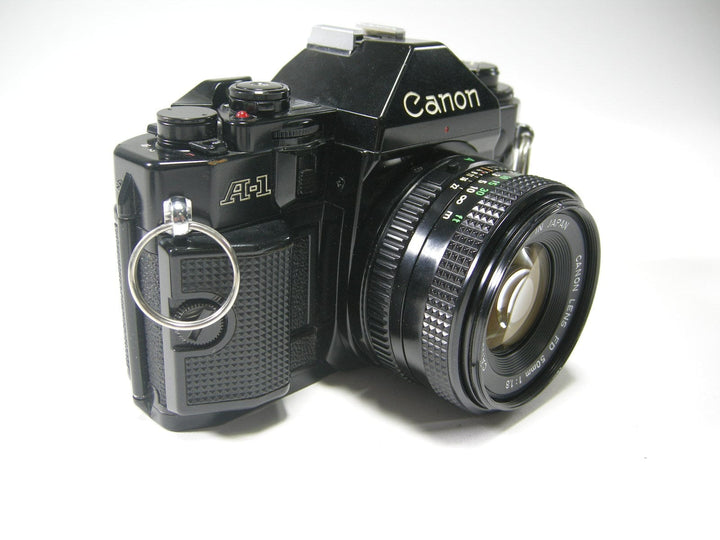 Canon A-1 35mm SLR camera w/50mm f1.8 35mm Film Cameras - 35mm SLR Cameras - 35mm SLR Student Cameras Canon 1325366