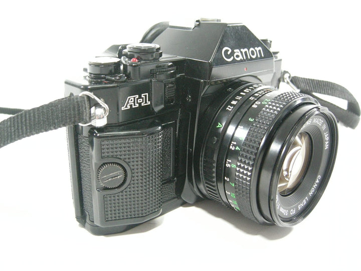 Canon A-1 35mm SLR Camera with a FD 50mm f1.8 35mm Film Cameras - 35mm SLR Cameras - 35mm SLR Student Cameras Canon 2211463