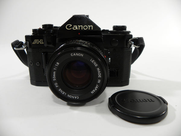 Canon A-1 35mm SLR film camera w/FD 50mm f1.8 35mm Film Cameras - 35mm SLR Cameras - 35mm SLR Student Cameras Canon 2258339