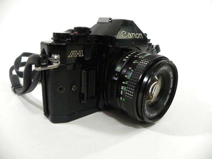 Canon A-1 35mm SLR film camera w/FD 50mm f1.8 35mm Film Cameras - 35mm SLR Cameras - 35mm SLR Student Cameras Canon 2258339